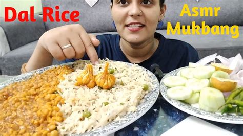 Dal Chawal Eating Challenge Dal Rice Big Bites Eating Show Asmr