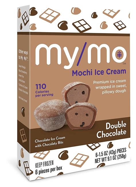 MyMo Mochi Ice Cream Mochi Ice Cream Double Chocolate Ice Cream