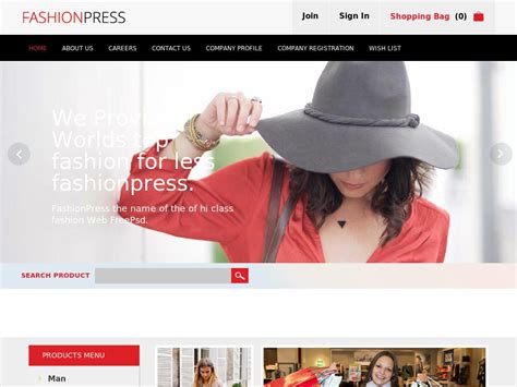 Fashion Press / Магазин / Шаблоны Bootstrap | BootstrapТема