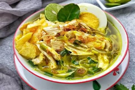 Resep Soto Ayam Kuliner Berkuah Gurih Dan Lezat Cocok Disantap Saat