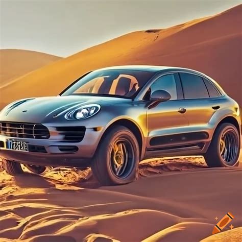 Porsche Macan Off Roading In The Sand On Craiyon