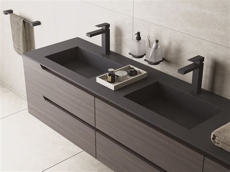 ΜΕΑ012 Furniture wood with HPL washbasin - Κυπριώτης