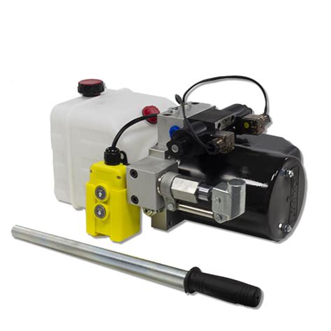 Flowfit V Dc Double Acting Hydraulic Power Pack With L Tank Back