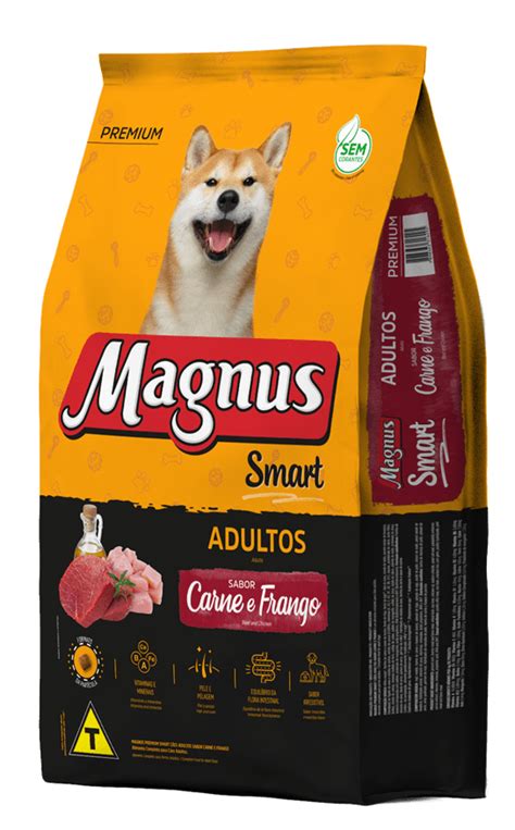 Magnus Premium Smart C Es Adultos Sabor Carne E Frango Adimax