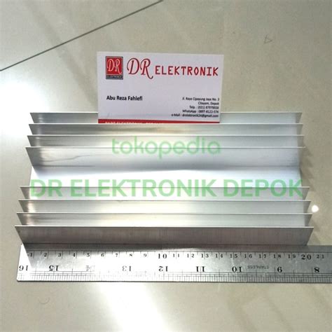 Jual Alumunium Plat Heatsink Pendingin For Tl Hpl Sirip Cm Panjang