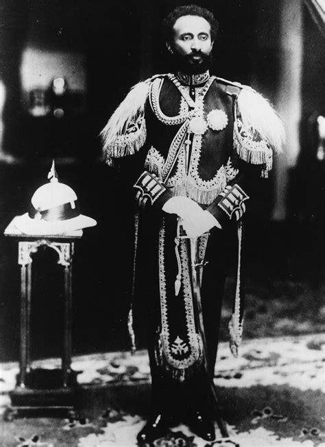 Haile Selassie El último Emperador De Etiopía Descendiente Del Rey