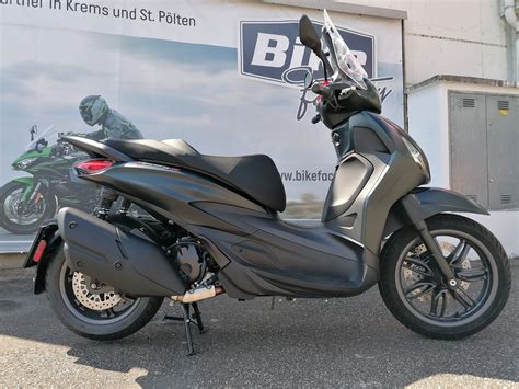 Neufahrzeug Piaggio Beverly 400 S Nero Tempesta Matt Bike Factory St