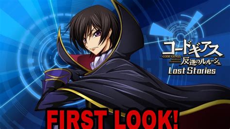 First Look At Code Geass Lelouch Of The Rebellion Lost Stories Youtube