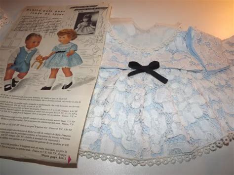 Kit D Coup Vetement Poupee Ancienne Francoise Modes Et Travaux