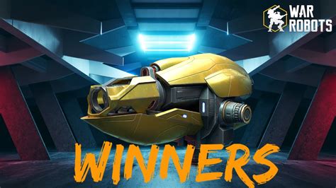 Needle Winners Giveaway Winners War Robots Game Wr Youtube