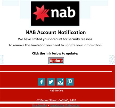 Fraud Warnings For All Nab Customers Nab