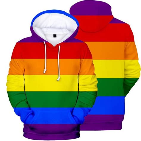 Buy Lgbt Rainbow Flag Lesbians Gays 3d Hoodies Pullover Fashion Men Women Hoodie Hoody Casual