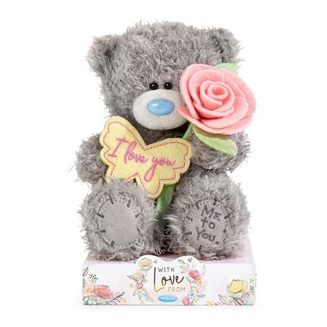 Buy Me To You Tatty Teddy Love You Rose Plush Bear For Gbp 7 99 Card