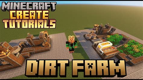 Unendlich Erde Dirt Farm Mit Der Create Mod Schematic Minecraft