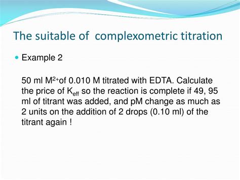 PPT - COMPLEXOMETRIC TITRATION PowerPoint Presentation, free download ...