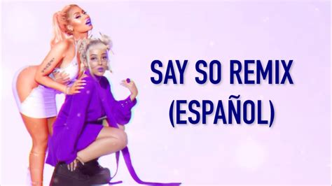 Doja Cat ft Nicki Minaj Say So Remix SUB ESPAÑOL YouTube