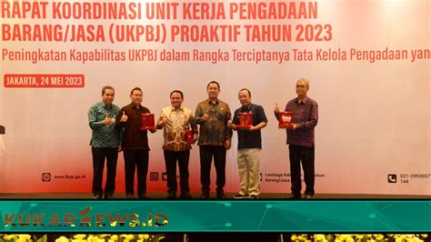 Kemenkumham Raih Penghargaan Terbaik Ukpbj Proaktif