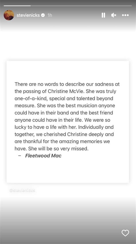 Stevie Nicks Mick Fleetwood And More Pay Tribute After Fleetwood Macs