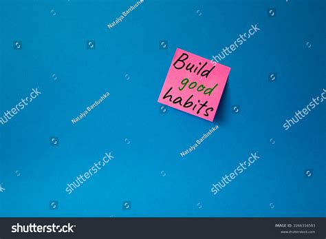 Build Good Habits Symbol Concept Words Stock Photo 2266316583