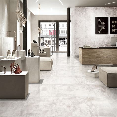 Cement Ecru Polished Rectified 600x600mm Joshua Tiles