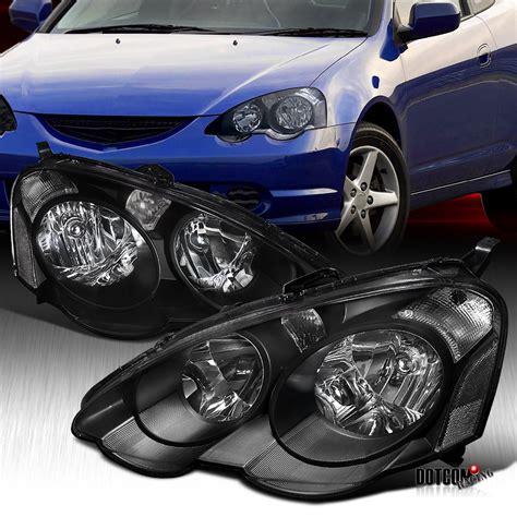 Acura Rsx Dc Black Jdm Headlights Left Right Ebay