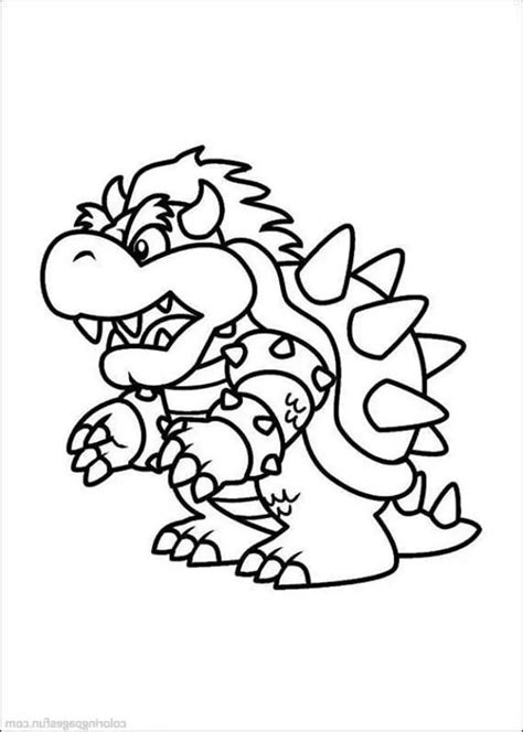 Leuk Voor Kids Mario In Actie Super Mario Coloring Pages Mario