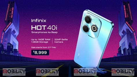 Infinix Launches SmartphoneKaBaap Hot 40i Boasts Indias First 32MP