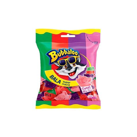 Bala De Goma Bubbaloo Mix De Frutas 75g 1und Submarino