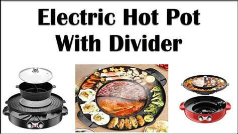 Electric Hot Pot With Divider In