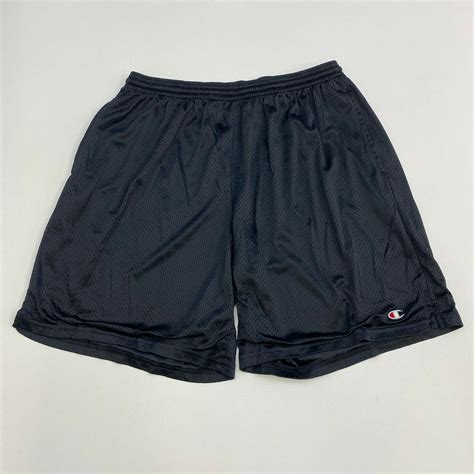 Champion Athletic Shorts Mens Xxl Black Eleastic Waist Casual Basketball Shorts