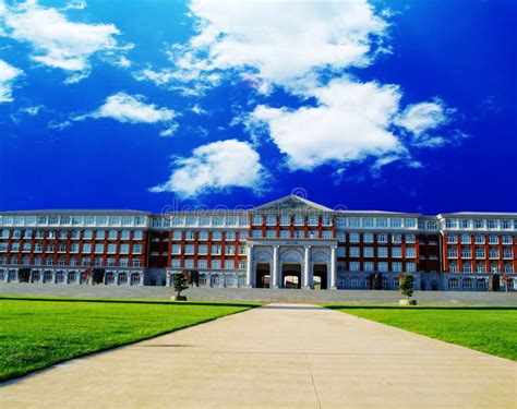 University Campus College Building Stock Image - Image of britannic ...