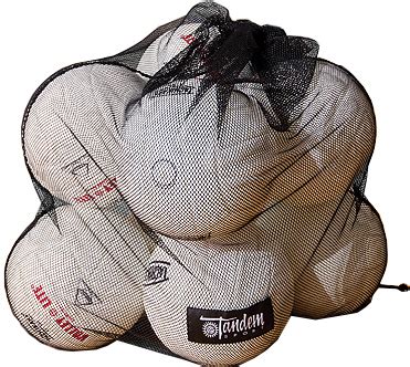 Tandem Sport Mesh Volleyball Ball Bag Holds 12 Volleyball Equipment