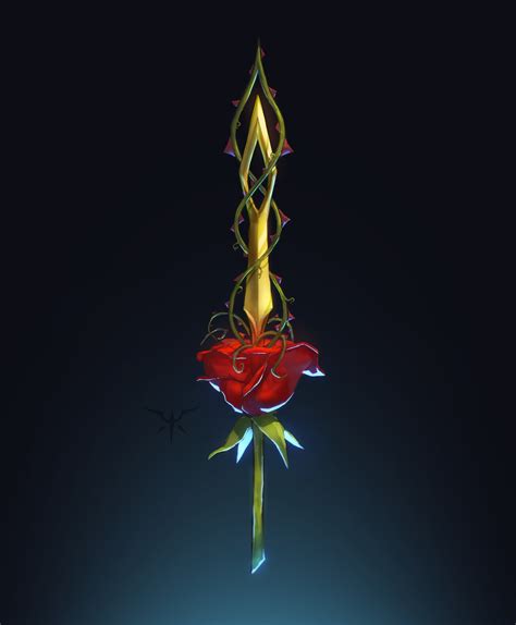 Artstation Rose Thorn Sword