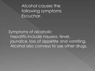 Effects of alcohol | PPT