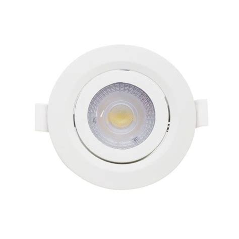 Spot De Embutir LED 7W Luz Branco Neutra Bivolt Redondo Branco Startec