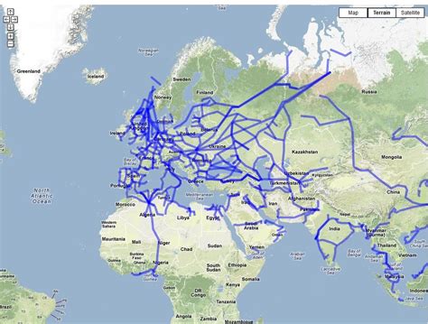 Oil And Gas Pipeline Map | Us World Maps