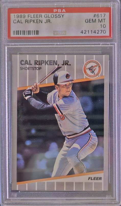 Cal Ripken Jr 1989 Fleer 617 Glossy Price Guide Sports Card Investor