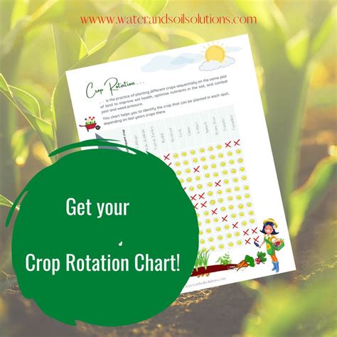 Crop Rotation Chart Printable Poster 18x24 Inch Etsy Uk