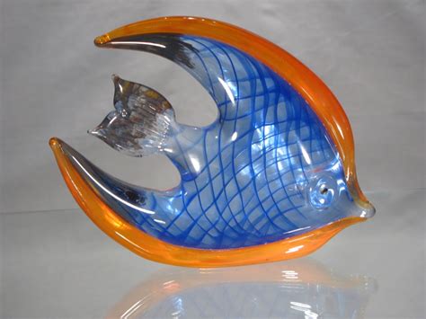 Poisson En Cristal Verre De Murano