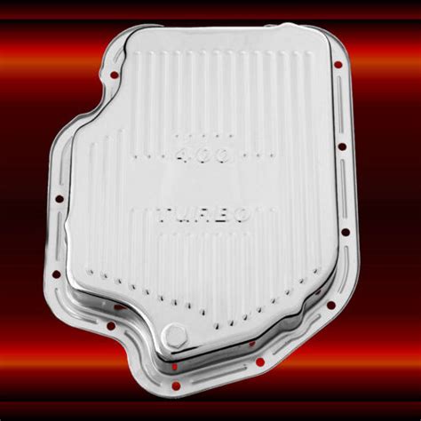 Chrome Gm Th400 Transmission Pan For Chevy Oldsmobile Pontiac Buick Ebay