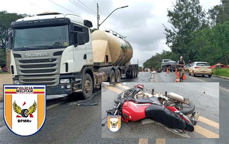 Motociclista de 40 anos morre após veículo derrapar na pista e bater de