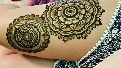 Henna Mehndi Tattoo Designs Idea For Thigh Tattoos Ideas