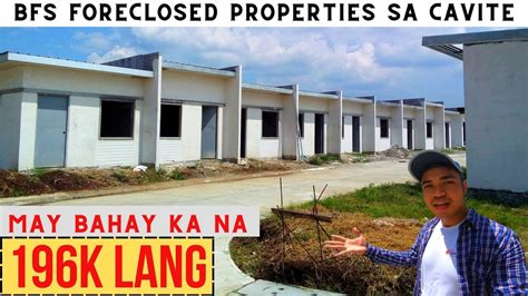 NAPAKAMURANG BAHAY CAVITE 196K LANG MAY BAHAY KA NA BFS FORECLOSED