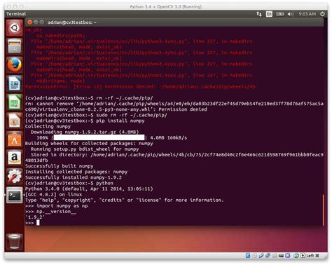 Install Opencv 3 0 And Python 3 On Ubuntu Pyimagesearch