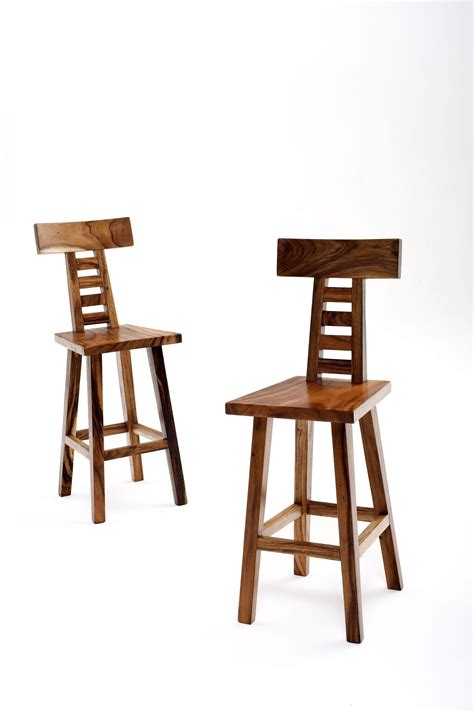 Counter Height Wooden Bar Stools With Backs - Ajor Png