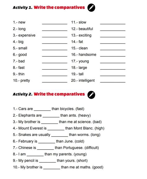 The Worksheet For An Activity To Help Students Learn How To Read And Write
