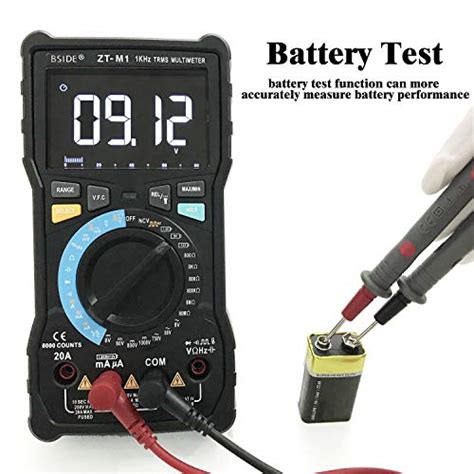 Bside Digital Multimeter 3 Line Display True Rms Auto Ranging Voltmeter Temperature Capacitance