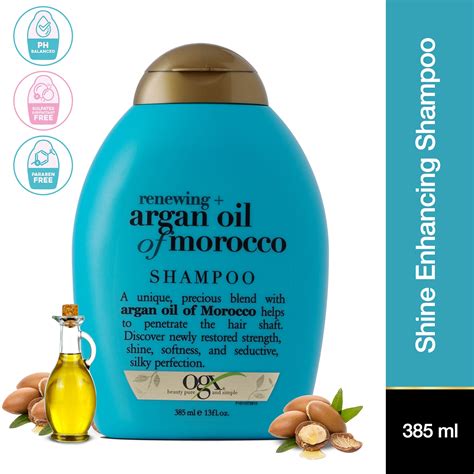 Buy Ogx Renewing Argan Oil Of Morocco Shampoo Ml Online At Best