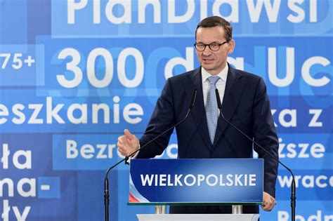 Morawiecki Dziś mamy dwa programy antypis i