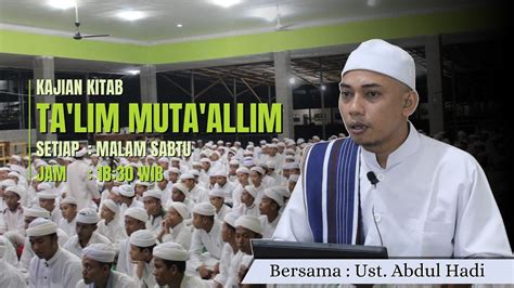 HALAQOH HADROMIYYAH MAGRIBIYYAH BERSAMA UST ABDUL HADI S HI M PI